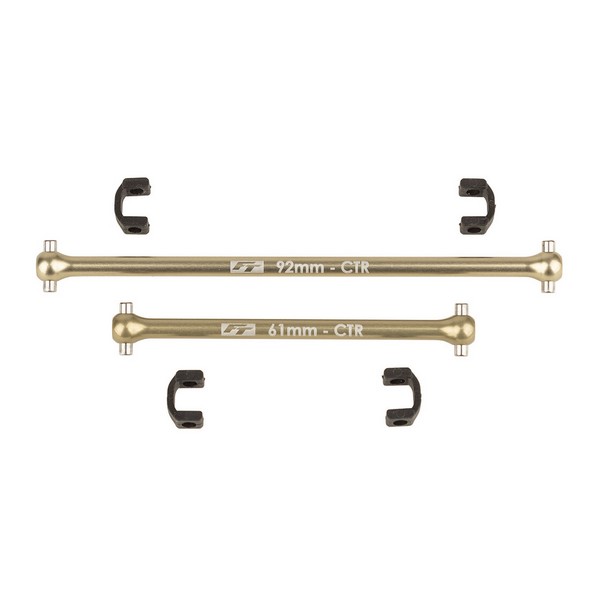 Team Associated AE92373 - RC10B74.2 FT Center Dogbone Set, aluminum