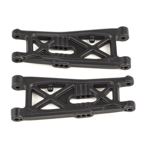 Team Associated AE92411 - RC10B7 FT Front Suspension Arms, carbon