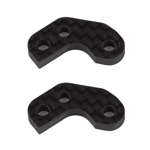 Team Associated AE92468 - RC10B7 Caster Block Link Mount Set, -1mm