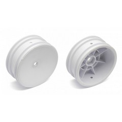 Team Associated Buggy Front Hex Wheels, white