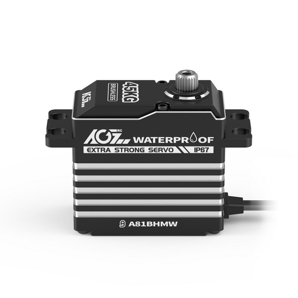 AGF-RC A81BHMW - A81BHMW 45KG Monster Torque 0.085s High Speed Magnetic Waterproof Digital Brushless Servo