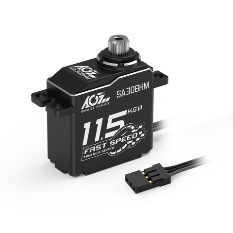 AGF-RC SA30BHM - HV High Speed 0.060sec 11.5KG Full CNC Titanium Gear Programmable Brushless for 1:12