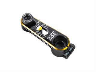 Arrowmax Alu Servo Horns 23T Black Golden