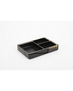 Arrowmax Multi Alu Case For Screws (120X80X18MM) Black Golden - Clicca l'immagine per chiudere