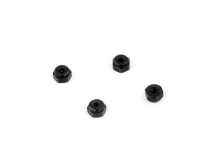 Atomic 2mm Alu. Hex. Lock Nut - Pro Ver. (Black)