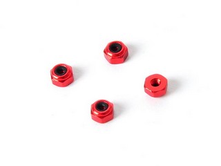 Atomic 2mm Alu. Hex. Lock Nut - Pro Ver. (Red)