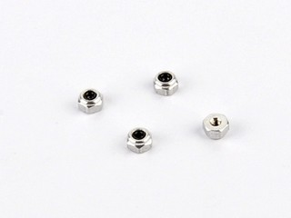 Atomic 2mm Alu. Hex. Lock Nut - Pro Ver. (Sliver)