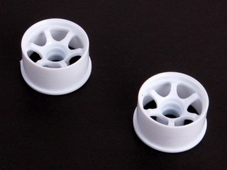 Atomic 20mm S6 Delrin Rim R0 Rear White (For MR-02/ 03)