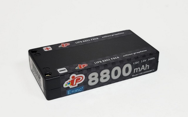 Intellect AR1S8800MC3 - Graphene 2024 "MC3" 1/12 8800mAh 3.8V 1S 120C HV LiPo (4mm, 152g)