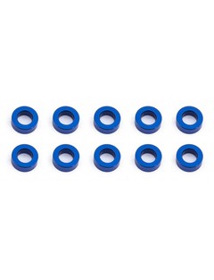 Associated Ballstud Washers, 5.5x2.0 mm, blue aluminum