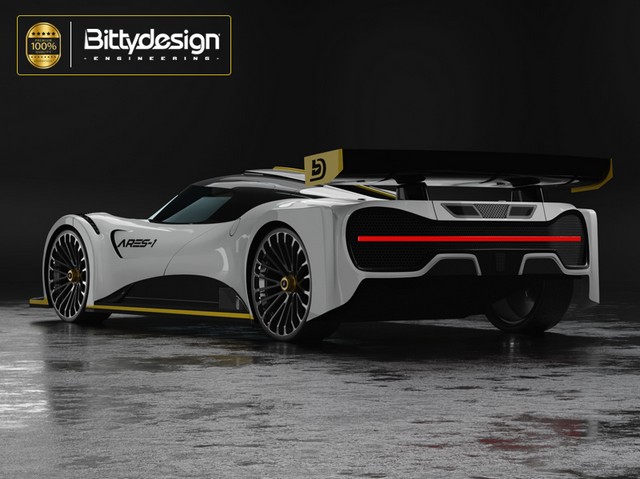 Bittydesign BDGT-190AS1 - ARES-1 GT Body 1:10 (clear) 190mm