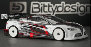 BittyDesign ASCARI 1/10 TC 190mm Carrozzeria (Leggera)