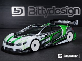 BittyDesign Carrozzeria 1/10 TC M410 190mm (Light) Pre-tagliata - Awesomatix