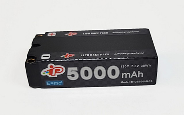 Intellect BT2S5000MC3 - Graphene 2024 "MC3" Hi Power Shorty 5000mAh 7.6V 2S 130C HV LiPo (5mm, 205g)