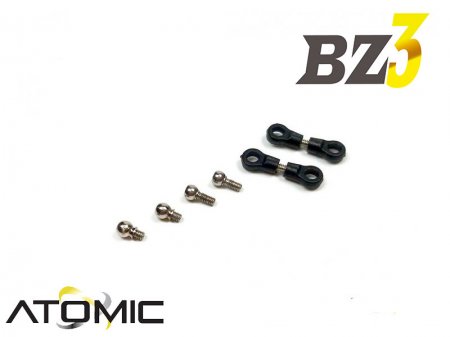 Atomic BZ3-19 - BZ3 Rear Camber Link and Ball Heads (2 set)