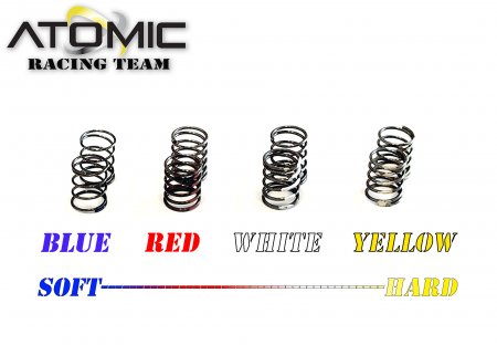 Atomic BZ3-UP08F - BZ3 Spring Set - Soft (1-Blue 2-Red 3-White 4-Yellow)
