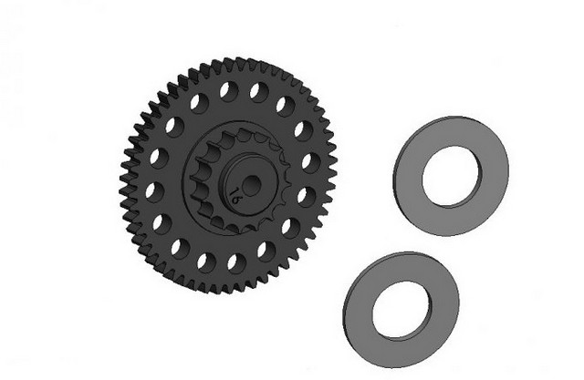 Atomic BZ5-16 - BZ5 Spur Gear 53T (POM)