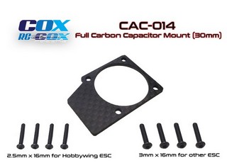 PPM-RC Racing Cox Full Carbon Capacitor Mount (30mm)