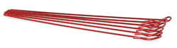 Schumacher Extra Long Body Clip 1/10 - Metallic Red (6 pcs)