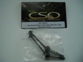 Team CSO New Type Steel Hardcoated 52mm CVD Swinf Shaft Set (2pcs)