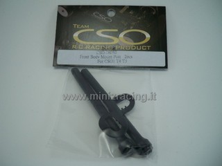 Team CSO Front Body Mount Set 6mm (2 pcs)