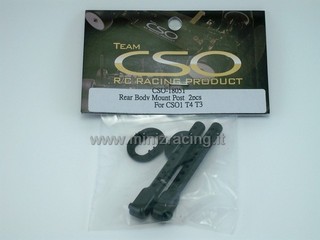 Team CSO Rear Body Mount Set 6mm (2 pcs)