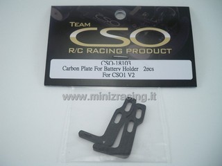 Team CSO Carbon Plate For Battery Holder (2pcs)