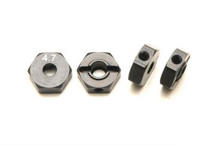 Team CSO Alumnium 4.7mm Wheel Adapter for CSO, T4, T3 (4Pcs)