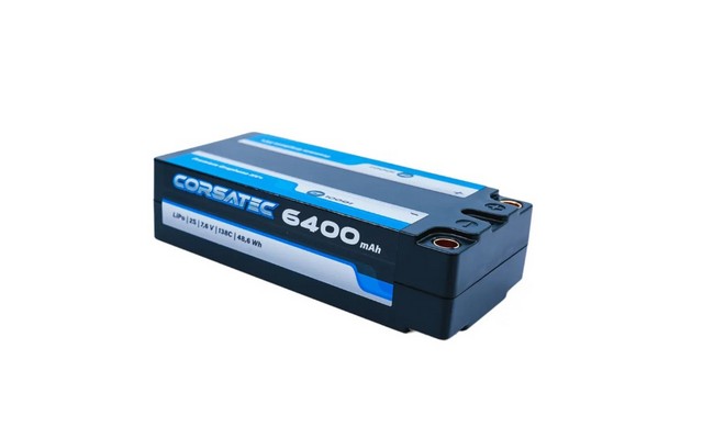 Corsatec CT-10001 - Graphene HV+ Lipo 2s Shorty 7,6V 6400mah 138C (208g)