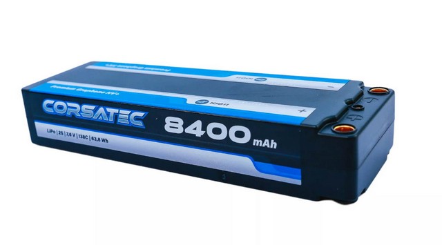 Corsatec CT-10011 - Graphene HV+ Lipo 2s Stick 7,6V 8400mah 138C (288g)