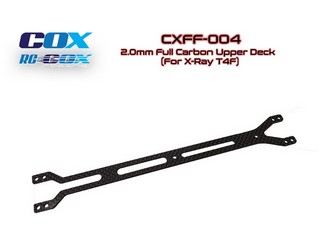PPM-RC Racing 2.0mm Full Carbon Upper Deck (For X-Ray T4F)