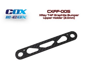PPM-RC COX CXFF-005 - Xray T4F Graphite Bumper Upper Holder (2.0mm)