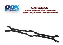 PPM-RC Racing 2.2mm Medium Soft Top Deck (For Xray T4 Mid Conversion Kit)