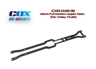 PPM-RC Racing COX 1.8mm Full Carbon Upper Deck (For Xray T4-20)
