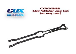 PPM-RC Racing COX 2.2mm Full Carbon Upper Deck (For Xray T4-20)