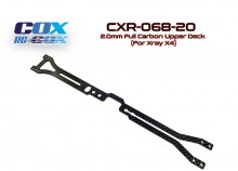 PPM-RC Racing CXR-068-20 - 2.0mm Full Carbon Upper Deck (For Xray X4)