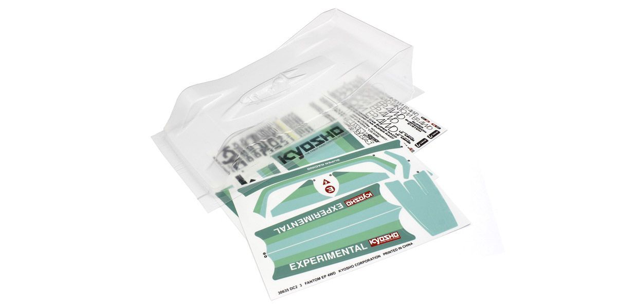 Kyosho EFB002 - Clear Bodyshell 1:12 for EP Fantom 4WD Ext CRC-II