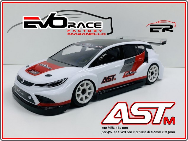 Evo Race ER-ASTM - 1:10 M-CHASSIS per 4WD e 2WD passo 210 mm e 225 mm