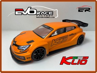 Evo Race KLIO FWD 1/10 190mm touring car body shell