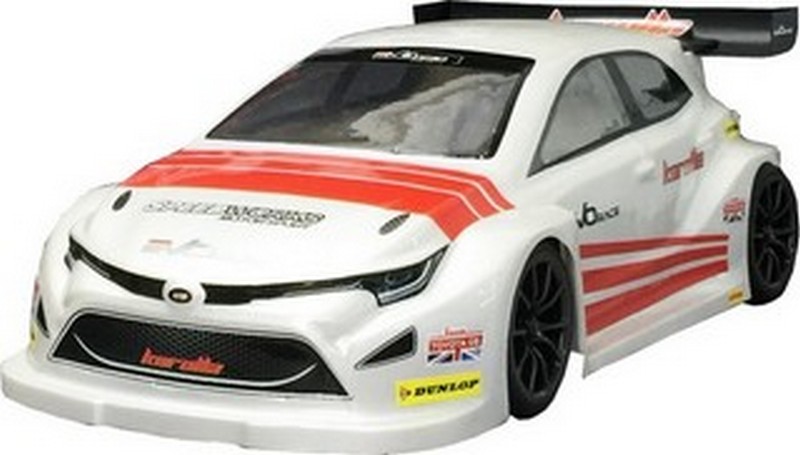 Evo Race Korolla FWD 1/10 190mm touring car body shell - Clicca l'immagine per chiudere