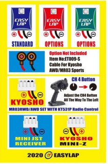 EasyLap Micro IR Personal Transponder with LED (Compatible with EasyLap & Robitronic Lap Timing)