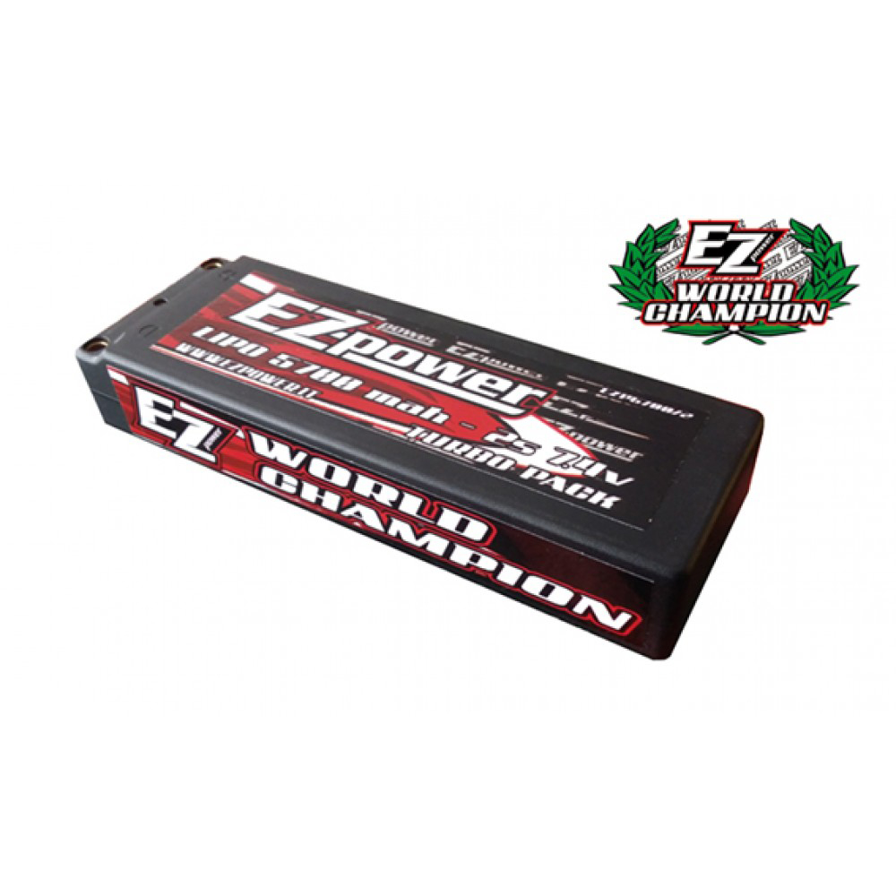 EZPower Rally Legends Lipo 5700 Mah 7.4 Turbo Pack 50/100C