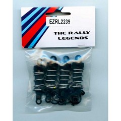 EZPower Rally Legends Shock Set (Plastic) for Rally Car (long) (4 pcs)