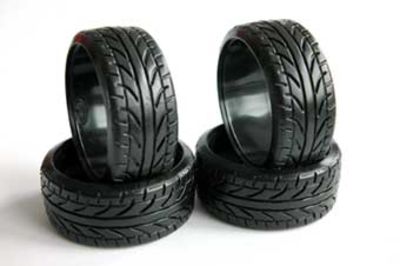 EZPower Rally Legends Tires - 1/10 Drift - V-Rage (4 pcs) Medium