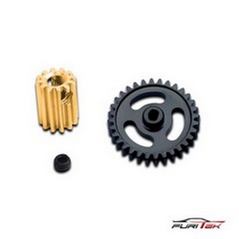 FuriTek FUK-2050 - Brushless conversion for scx24 - 0.5M Spur Gear and 12T Pinion Gear