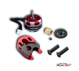 Furitek FUR-2106 - Ultimate Plus Brushless Conversion Kit (2204 Motors,CNC Motor Mout, Spur and Pinion)