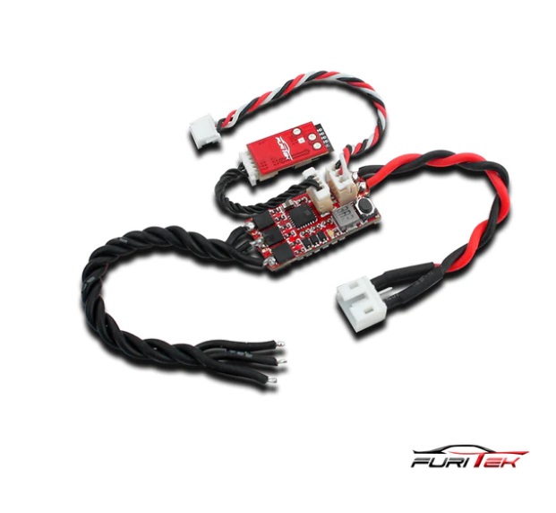 Furitek FUR-2146 - Combo Momentum V2 20A/40A Brushless Sensorless ESC and Bluetooth for Drift/Race