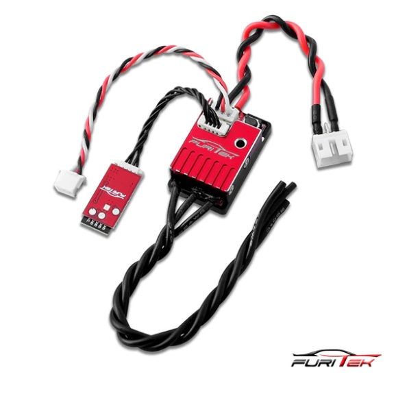 Furitek FUR-2162 - Combo Furitek Momentum V2 20A/40A Brushless Sensorless ESC and Bluetooth for Drift/Race (with Aluminum Case)