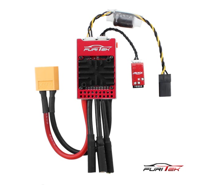 Furitek FUR-2177 - Combo Lizard TEN 60A/100A Brushed/Brushless ESC with Bluetooth