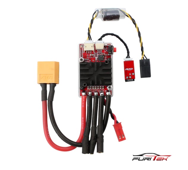 Furitek FUR-2179 - Combo Lizard TEN LITE 60A/100A Brushed/Brushless ESC with Bluetooth